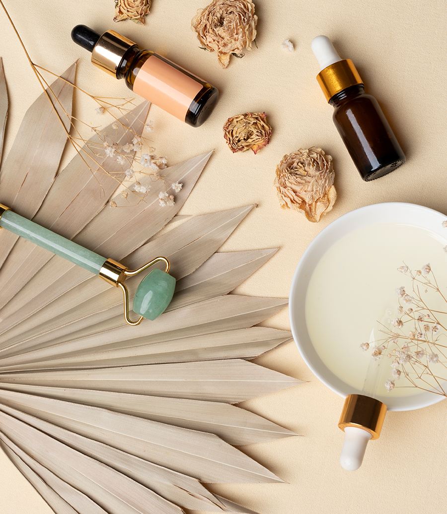 Spa essentials and oils